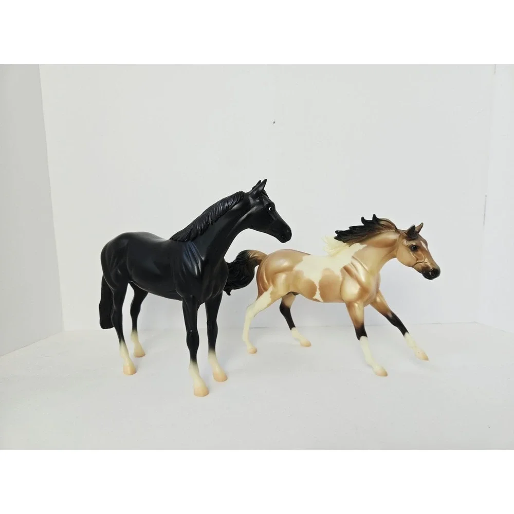 Breyer Model Horse pair Classic Black Thoroughbred Year of the Horse